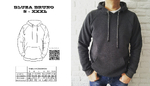 Bruno blouse - pattern for a men's sweatshirt - sizes S - XXXL 