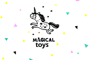 Panel for a toy basket - Magical toys