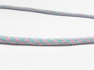 Cotton cord 8 mm - MULTI - mint pink 