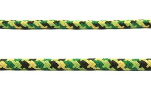 Cotton rope 12 mm - MULTI - green yellow