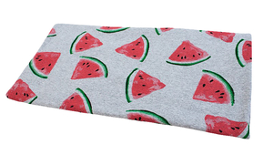 Watermelons on a gray melange - single 