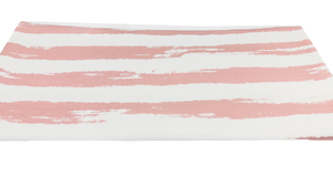 Frayed stripes - dirty pink - single 
