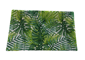 Palm trees on light - home decor fabric 