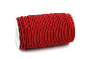 Elastic cord 3mm - red