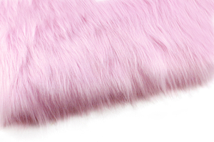 Artificial fur candy pink