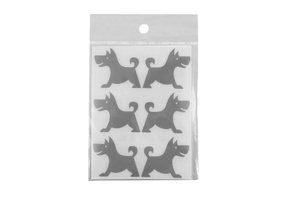 Reflective iron-on transfers - dogs