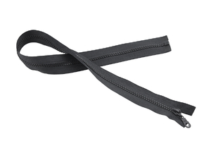 Zipper - separated - 70 cm - graphite