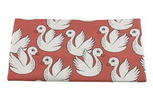 Animal Collection - Swans - raspberry - jersey 