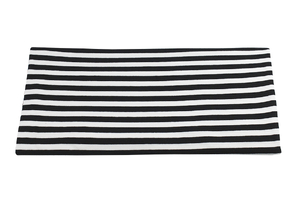 Black and white stripes - wide - viscose