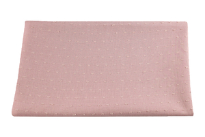 Plumeti - cotton fabric - dirty pink
