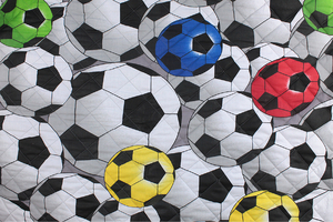 Fabric for picnic mats - football