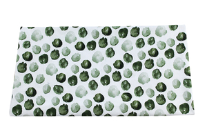 Green spots - cotton fabric 