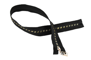 Zipper cuboid - greek golden 60 cm   