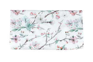 Bamboo fabric - Apple blossoms 