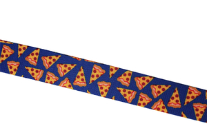 Supporting tape - pizza on blue - 30 mm