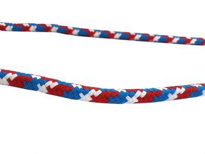 Cotton rope 12mm - MULTI - blue-red