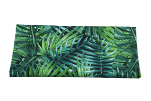 Fabric for swimming shorts - palm trees on dark