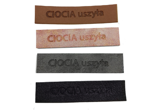 Eco leather patches - Ciocia uszyła