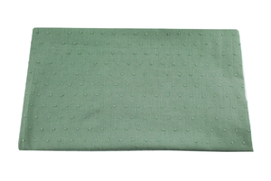 Plumeti - cotton fabric - green