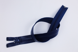Waterproof zipper - 70 cm - navy blue