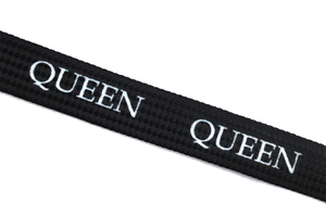 Printed cord - Queen - black