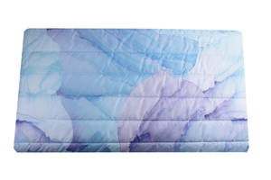 Alcohol Ink - pastel blue- quilted orthalion  