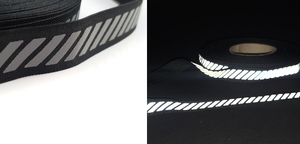 Reflective lamp stripes