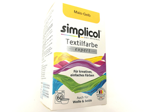 Simplicol EXPERT - paint for fabrics - color: yellow 
