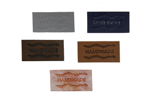 Eco leather patches for a handbag - Handmade 