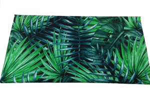 Palm trees on the dark - cotton fabric 