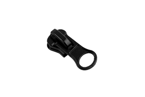Slider for zipper straps - black